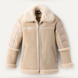 UGG CHATEAU SHEARLING / NYLON JACKET
